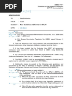 Annex D1 - Memorandum Format