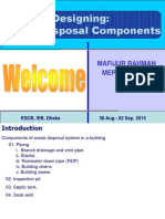 Plumbing: Water Supply: Designing: Waste Disposal Components