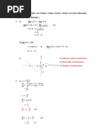 Marking Scheme For Term 2 Trial Exam, STPM 2019 (Gbs Melaka) Section A (45 Marks)