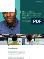 Now On Now: How Servicenow Has Transformed Its Own GRC Processes