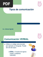 1.2 Tipos de Comunicación