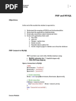 PHP and MySQL PDF