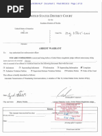 USA V Eric Lin Arrest Warrant