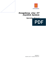 Kongsberg Cjoy Ot Joystick System: Operator Manual