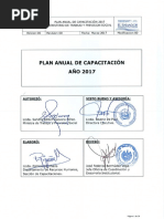 Plan Anual de Capacitacion