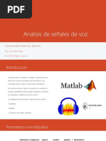 Analisis de Señales de Voz