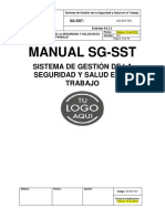 SG-SST-001 Sistema de Gestión de La Seguridad y Salud en El Trabajo