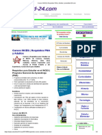 Cursos INCES - Requisitos PNA y Adultos