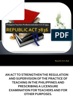 Philippine Teachers Professionalization Act of 1994