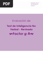 Test de Inteligencia No Verbal