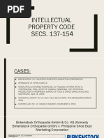 Intellectual Property Code SECS. 137-154