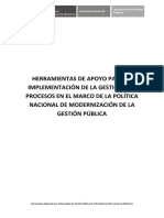 Herramienta de Apoyo para La Implementacion de Gestion Por Procesos-SGP