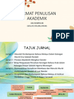 Tugasan 1 - Format Penulisan Akademik