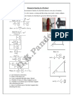 D.K.Pandey: Moment of Inertia of A Flywheel