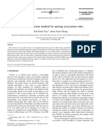 CBAR: An Efficient Method For Mining Association Rules: Yuh-Jiuan Tsay, Jiunn-Yann Chiang