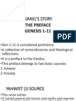 ISRAELS STORY The Preface