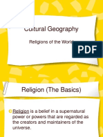 Geography of The World Religion