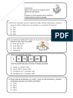 Examen Cuarto Matematicas