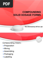 Compounding Solid Dosage Forms