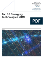 WEF Top 10 Emerging Technologies 2019 Report PDF