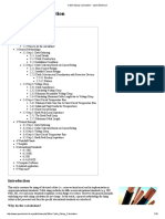 Cable Sizing Calculation - Open Electrical