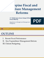 Philippine Fiscal and Expenditure Management Reforms: 11 OECD-Asian Senior Budget Officials Annual Meeting