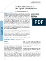 Interpretation of The Full Blood Count in Systemic Disease - A Guide For The Physician