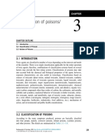 Classification of Poisons/ Toxicants: Tables 3.1 3.4