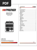 Manual de Instrucciones Generador de Gasolina Gen-2385, Gen-2386a, Gen-2387a, Gen-2388a, Gen-2389a - Índice