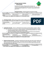 Honors Biology Quarterly Portfolio 100-120 Points