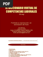 Diccionario de Competencias