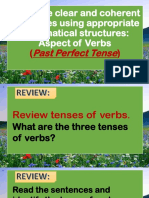 Past Perfect Tense