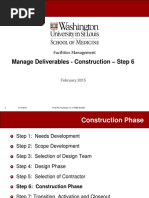 Deliverables in Construction