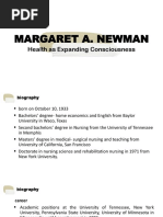 Margaret A. Newman: Health As Expanding Consciousness