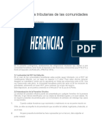 Obligaciones Tributarias de Las Comunidades Hereditarias