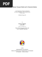 The Drift-Diffusion Transport Model and It's Numerical Solution