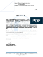 Certificado Laboral Lily Dulfay 2019 Junio