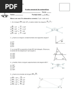 Prueba Semestral de Sexto