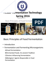 Lecture 1 Basic Principles of Food Fermentation 1487564123