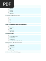 Bible Quiz