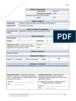 Assessment I - Organisational Change