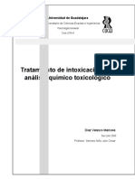 Tratamiento de Intoxicaciones y Analisis Quimico Toxicologico DIAZ