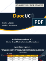 Unidad 2 N 2 Conceptos Modelo Relacional PDF