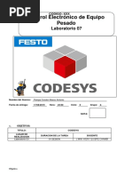 Laboratorio 7 - 2019 Codesys