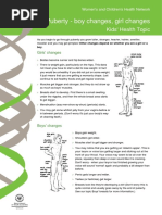 Puberty Boy Changes Girl Changes