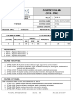 Course Syllabi (2016 - 2020) : Format No.: MITAOE/ACAD/ 002 Rev. No.: 0.0 Rev. Date: 01/12/2017