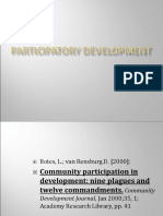 Participatory Development