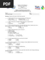 Third Quarter Examination Grade 9 Regular