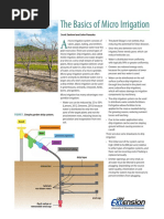 Basics of Micro Irrigation