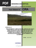 Memoria Cira - Valle Andino y Quilcate